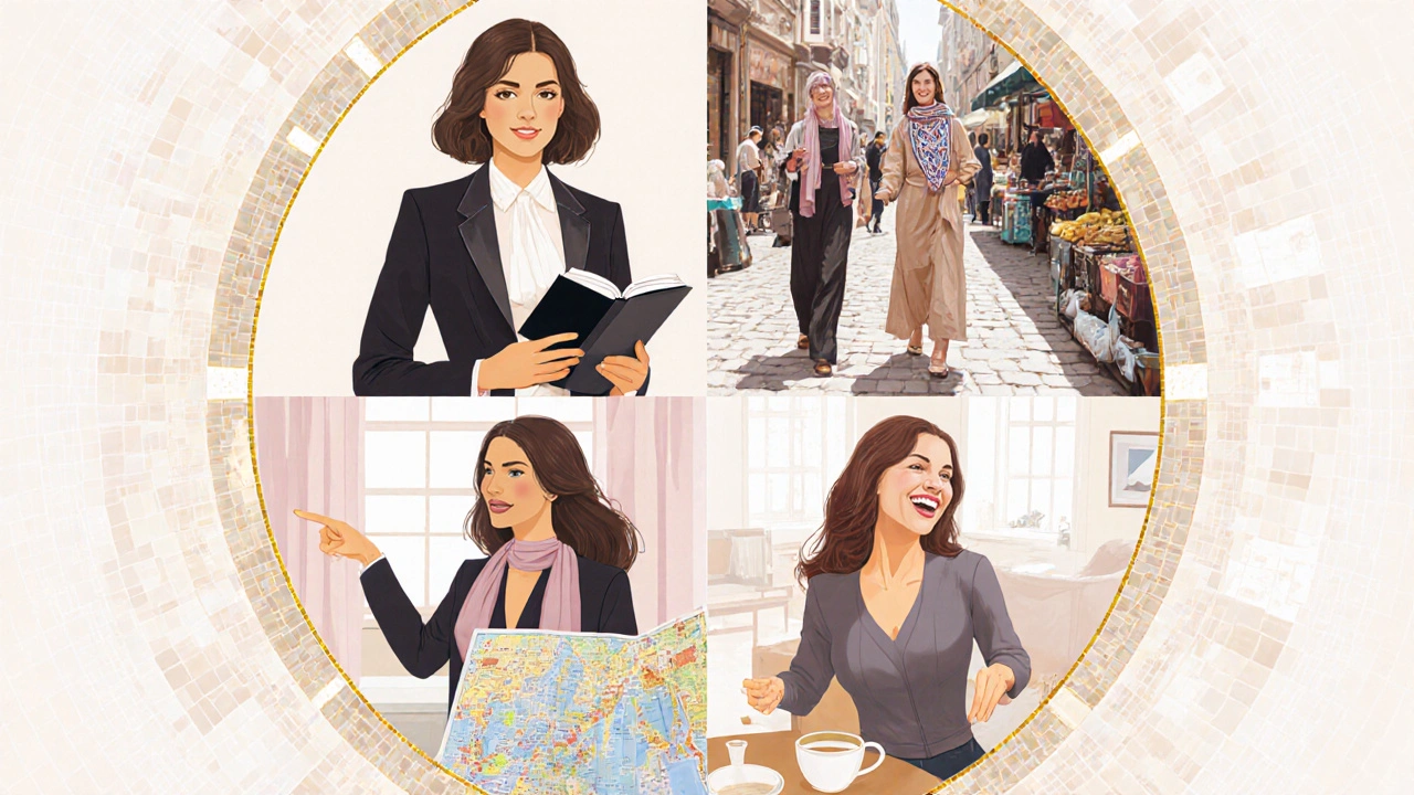 İstanbul&#039;da dört farklı escort kadın profili: profesyonel, yerel, uluslararası ve yarı profesyonel.