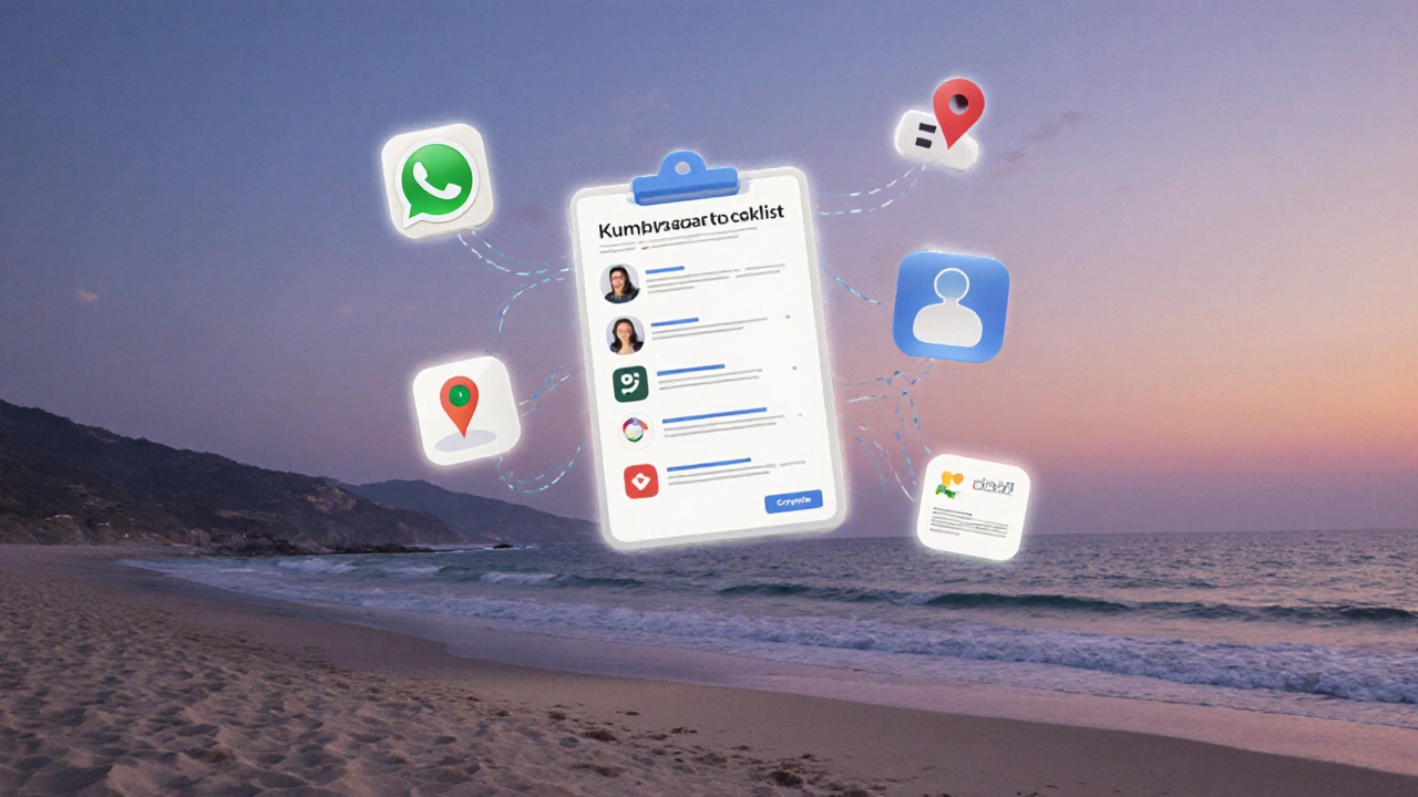 Kumburgaz&#039;da güvenli escort hizmeti için gerekli adımları gösteren dijital bir kontrol listesi.