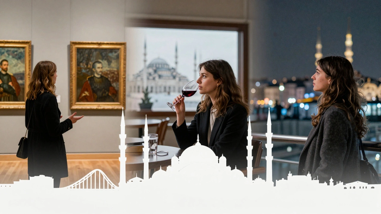 İstanbul manzarasına yayılan üç farklı Avrupalı eşlikçi deneyimi, kültürel köprüleri simgeliyor.