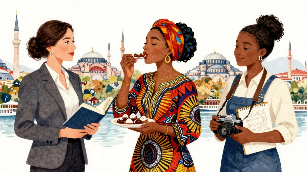 İstanbul'da üç farklı ebony escort profili: eğitimli, kültürel ve yeni nesil hizmet veren.