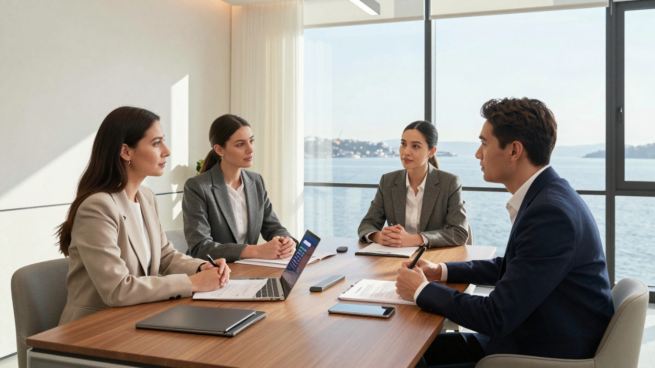 Profesyonel danışmanlık toplantısı görünümü